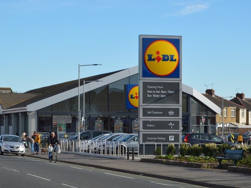 The outside of a Lidl store in Fratton
