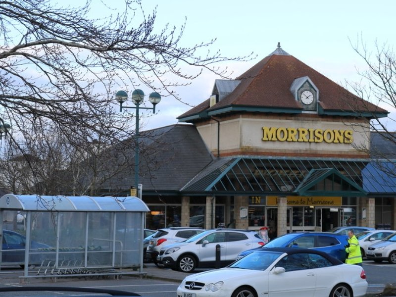 The front of a Morrisons shop in Stranraer